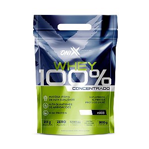Whey Concentrado Sabor Coco - Sachê 900g