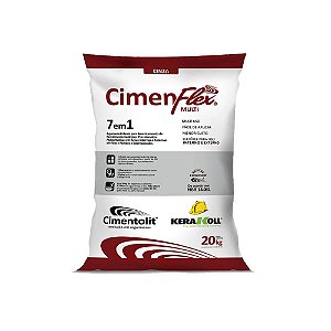 Argamassa KERAKOLL Mult. 7X1 Cinza CIMENFLEX Polivalente 20 KG.