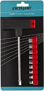 Chave Cabo T com 9 Soquetes 7GI Excellent