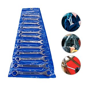 Jogo de Chave Combinada 6x22 C/ 12 pçs - Excellent 1WT