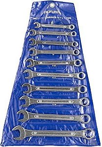 Jogo de Chave Combinada 6x17 C/ 10 pçs - Excellent 3WQ