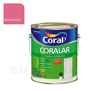 Tinta Acrílica Rosa Açaí Coralar 3,6L