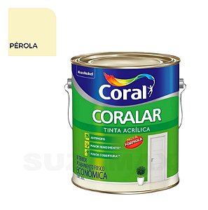 Tinta Acrílica Perola Coralar 3,6L