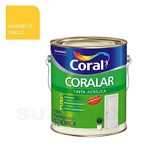Tinta Acrílica Amarelo Frevo Coralar 3,6L