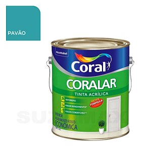 Tinta Acrílica Pavão Coralar 3,6L