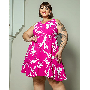 Vestido Alça Estampa