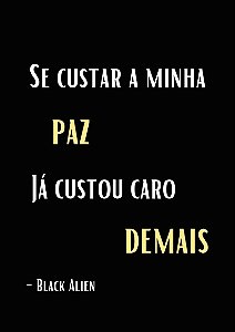 Black Alien - Motivo Arte