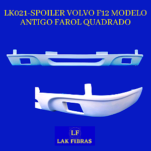 SPOILER VOLVO FH 12 MODELO ANTIGO FAROL QUADRADO