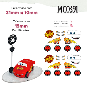 Adesivos Resinados MC0391 - Carros