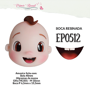Bocas Adesivas Resinadas - EP512 - Coleção Ester Paixão