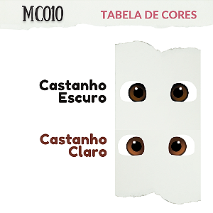 Olhos Adesivos Resinados - MC0010U - Cores Únicas