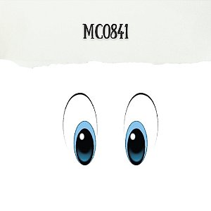 Olhos Adesivos Resinados MC0841