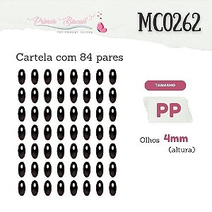 Olhos e s­ímbolos Adesivos Resinados MC0262U PP