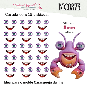 Adesivos Resinados MC0873 - Caranguejo