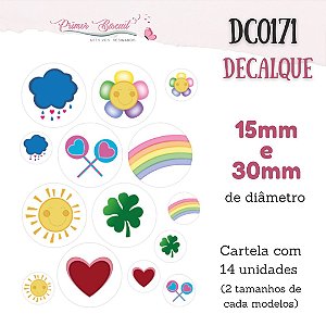 Decalque Ursinhos Carinhosos sí­mbolos - DC0171