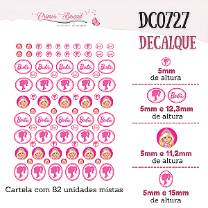 Decalque Rosa - DC0727