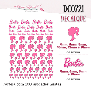 Decalque Rosa - DC0721