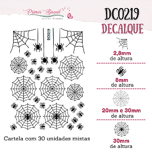 Decalque Aranha - DC0219
