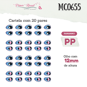 Adesivos Resinados MC0655 - Olhos apaixonados
