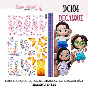 Decalque - DC104 - com Fundo Transparente