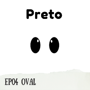 Olhos Adesivos Resinados - EP04 Oval