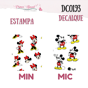 Decalque - DC0193 - Decalque com FUNDO TRANSPARENTE