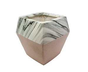 Vaso Decorativo De Cerâmica Rosa Para Casa Decoração 11cm