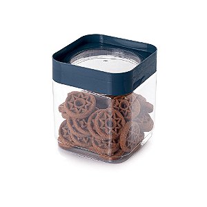 Porta Mantimentos Empilhável Quadrado 1,2 Litros A2