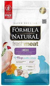 Fórmula Natural Fresh Meat Cães Filhotes Portes Médio e Grande