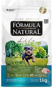 Fórmula Natural Super Premium Cães Filhotes Portes Médio e Grande