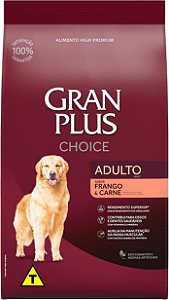 Granplus Choice Cães Adultos Sabor Carne e Frango