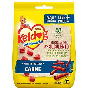 Bifinho Keldog Mini para Cães Sabor Carne 500G