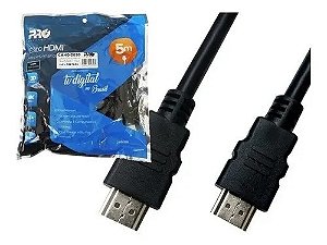 Cabo Hdmi Proeletronic Alta Perfomance 2.0 - 4k - 5m