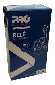 Rele Fotoelétrico Fotocélula Proeletronic Completo Bivolt