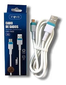 Cabo Carregador E Transmissor De Dados/ Usb V8-7422 Inova