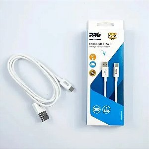 Cabo Dados Carregamento Usb Tipo C - 1 Metro Pro Eletronic