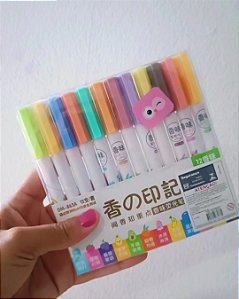 Kit Marca Texto Com Glitter