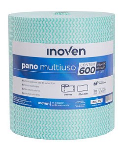 PANO MULTIUSO ROLO 28X240M VERDE - INOVEN