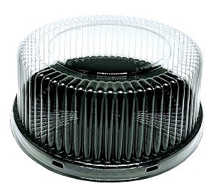 Embalagem Bolo Tortas G32 M Preta C/100 - Galvanotek