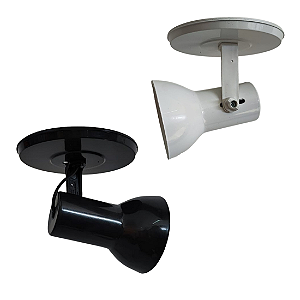 Luminária Sobrepor Spot Cone Para 1 Lâmpada E-27