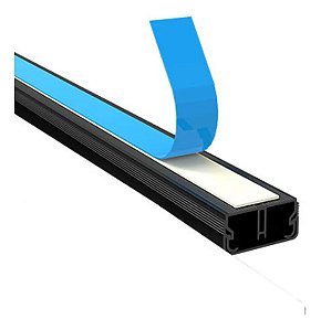 Canaleta 20x10mm 1 Metro Enerbras Com Fita e Divisória