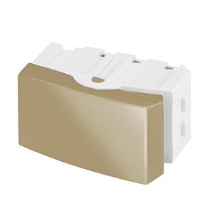 Módulo Interruptor Intermediário Recta Areia Fosco Blux