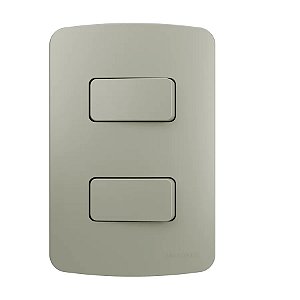 Conj. Interruptor Duplo Paralelo B3 Pérola Margirius