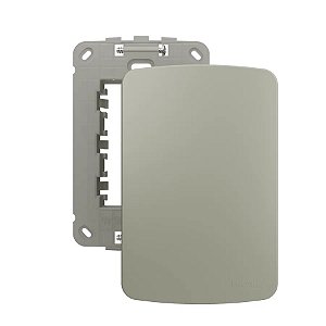Placa Cega 4x2 B3 Pérola Margirius