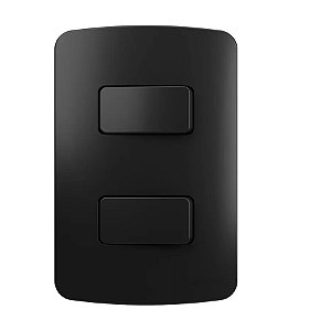 Conj. Interruptor Duplo Paralelo B3 Ebony Margirius