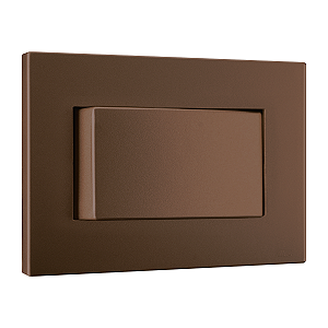 Conj. Interruptor Simples Mobili Recta Corten Fosco Blux