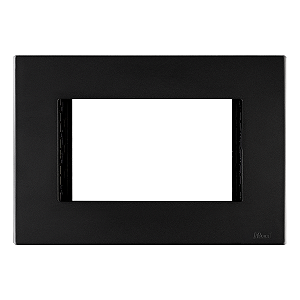 Placa 1 Modulo Mobili Recta Preto Fosco Blux
