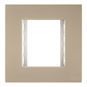 Placa 2 Modulos Mobili Recta Areia Fosco Blux