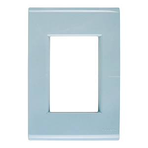 Placa 3 Módulos 4x2 Liz Azul Jeans Tramontina