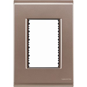 Placa 3 Módulos 4x2 Liz Ouro Velho Tramontina